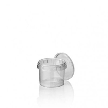 Ringlock Cups - containers With seal closure + Lid 120cc - Horecavoordeel.com