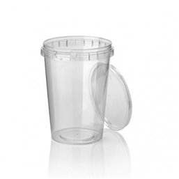 Ringlock Cups - containers With seal closure + Lid 520cc - Horecavoordeel.com