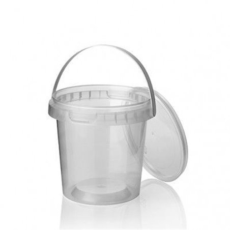 Ringlock Cups - containers With seal closure + Lid + Handle 600cc - Horecavoordeel.com