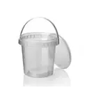 Ringlock Cups - containers With seal closure + Lid + Handle 670cc - Horecavoordeel.com