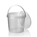 Ringlock Cups - containers With seal closure + Lid + Handle 1000cc - Horecavoordeel.com