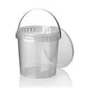 Ringlock Cups - containers With seal closure + Lid + Handle 1180cc - Horecavoordeel.com