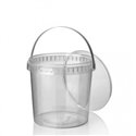 Ringlock Cups - containers With seal closure + Lid + Handle 2000cc - Horecavoordeel.com