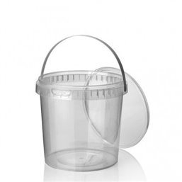 Ringlock Cups - containers With seal closure + Lid + Handle 2000cc - Horecavoordeel.com