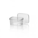 Salad trays - containers 109 Series 500cc Rectangle PP + Lid Seal closure Transparent 109x86x95 - Horecavoordeel.com