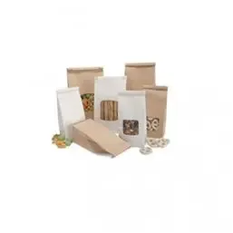 PAPBO Zakken 80gr Bruin Kraft + 20my BOPP 88 x 47 x 260mm Horecavoordeel.com