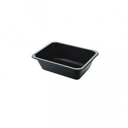 CPET Trays 171x127x50mm 670cc 1-compartment Black - Horecavoordeel.com