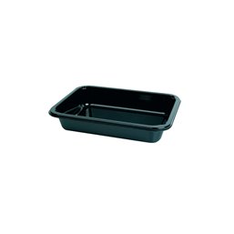 CPET Menuschalen 600cc 1-Vak Zwart 187 x 137 x 34mm Horecavoordeel.com