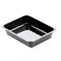 CPET Menuschalen 1200cc 1-Vak Zwart 226 x 176 x 43mm Horecavoordeel.com