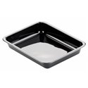 CPET Menuschalen 960cc 1-Vak Zwart 226 x 176 x 35mm Horecavoordeel.com