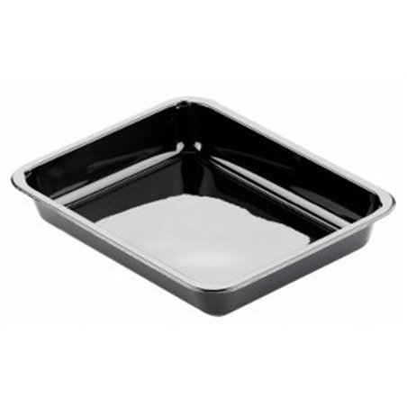 CPET Menuschalen 960cc 1-Vak Zwart 226 x 176 x 35mm Horecavoordeel.com