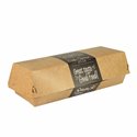 Baguette box Virgin Fibre Karton "Good Food" 210 x 75 x 62mm VERVALLEN Horecavoordeel.com