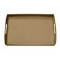 Catering platter "100% Fair" Cardboard Brown With handles 55cm - Horecavoordeel.com