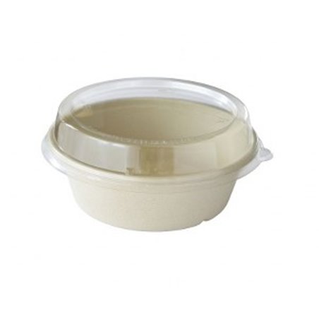 Bagasse Bowls 1200cc Bruin Ø 194mm Horecavoordeel.com