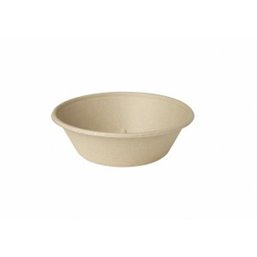 Bowls Bagasse Brown 1000 ml - Horecavoordeel.com