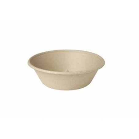 Bagasse Bowls 1000cc Bruin Ø 194mm Horecavoordeel.com