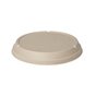 Ronde Deksels voor Bagasse Bowls Bruin Ø 194mm Horecavoordeel.com