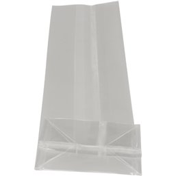 PP block bottom bag 55 + 35x180mm 40my - Horecavoordeel.com