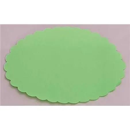 Hamburger Ovals Small 10x13cm Green - Horecavoordeel.com
