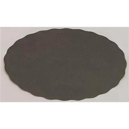 Hamburger Ovals Large 12,2x14,5cm Black - Horecavoordeel.com