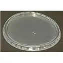 Saladedeksels Rond 101 serie PP Transparant voor Geribbelde Saladebakjes Ø 101mm Horecavoordeel.com