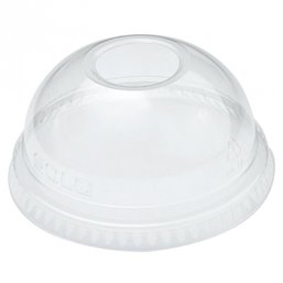 Smoothie Dome lid DL Ø78mm With Hole For Printed DL Cups - Horecavoordeel.com