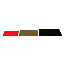 Kartonnen Bodem voor Blokbodemzakken Rood 100 + 60 x 280mm Horecavoordeel.com