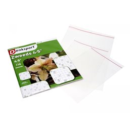 Transparante Verzendenvelop PP met Klep 50mm + Sluitstrip 230 x 310mm 50my Horecavoordeel.com