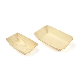 Bakjes van Hout Rechthoek "FSC" 90 x 60 x 20mm Horecavoordeel.com