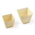 Trays Wood Conical 11cl, (FSC) - Horecavoordeel.com