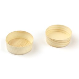 Bakjes van Hout Rond 30ml "FSC" Ø 50 x 20mm Horecavoordeel.com