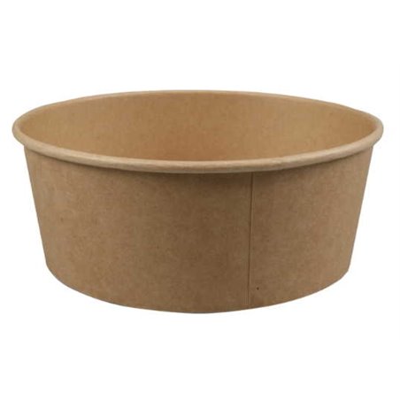 Salad bowl Kraft 1300ml 40oz Brown - Horecavoordeel.com