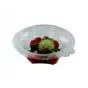 Salad Bowl Round with Secure Lid R-Pet 375ml Transparent - Horecavoordeel.com