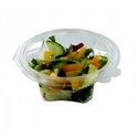 Salad Bowl Round with Secure Lid R-Pet 500ml Transparent - Horecavoordeel.com