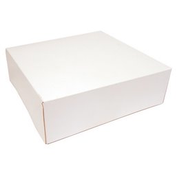 Pastry Boxes White Cardboard 25x25x8cm - Horecavoordeel.com