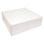 Pastry Boxes White Cardboard 25x25x8cm - Horecavoordeel.com