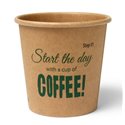 Coffee Cups Cardboard 118ml "Silly Times" - Horecavoordeel.com