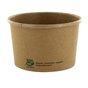 Soup Cups To Go Brown Cardboard 8oz "100% FAIR" 230ml Ø 98mm - Horecavoordeel.com