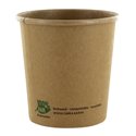 Soepbekers To Go 470ml 16oz Bruin Karton "100% Fair" Ø 98 x 100mm Horecavoordeel.com