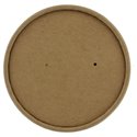 Lid for Soup Cups To Go Brown Cardboard "100% FAIR" Ø 98mm - Horecavoordeel.com