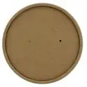 Lid for Soup Cups To Go Brown Cardboard "100% FAIR" Ø 98mm - Horecavoordeel.com