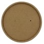 Lid for Soup Cups To Go Brown Cardboard "100% FAIR" Ø 98mm - Horecavoordeel.com