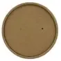 Lid for Soup Cups To Go Brown Cardboard "100% FAIR" Ø 98mm - Horecavoordeel.com