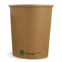 Soup Containers To Go Brown Cardboards To Go Brown Cardboard 32oz "100% FAIR" 946ml Ø 118mm - Horecavoordeel.com