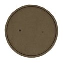 Lid for Soup Cups To Go Brown Cardboard "100% Fair" Ø 118mm - Horecavoordeel.com