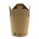 Noodlebox 8oz "100% FAIR" 230ml 58 x 65 x 75mm - Horecavoordeel.com