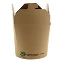 Noodlebox 26oz "100% FAIR" 760ml 88 x 100 x 98mm - Horecavoordeel.com