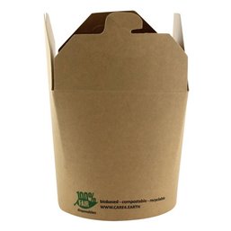 Noodleboxen - Wokboxen 760ml 26oz "100% Fair" 88 x 100 x 98mm Horecavoordeel.com