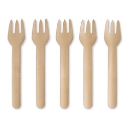 Forks paper 159mm, Brown "100% FAIR" - Horecavoordeel.com