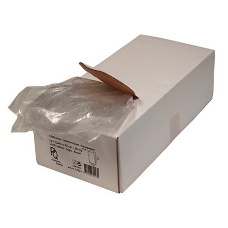 Poly- Sidefold Bags LDPE 10/4x27cm 20my - Horecavoordeel.com